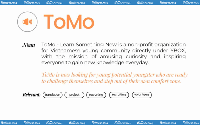 img of ToMo Learn Something New Mở Đơn Tuyển Tình Nguyện Viên