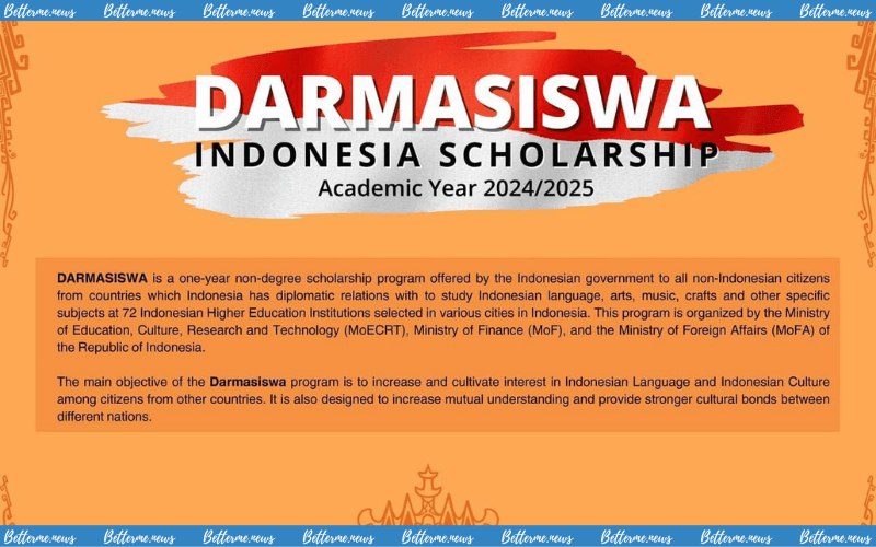 img of Học Bổng Bán Phần Bậc Đại Học Của Indonesia Darmasiswa Mở Đơn Đăng Ký 2024/2025